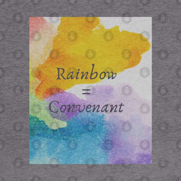 Watercolor Rainbow = covenant by Mission Bear